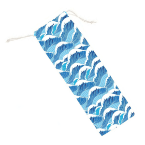 Cloud Wave Printed Carry Pouch