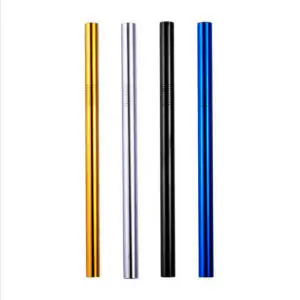 wide bore metal straws