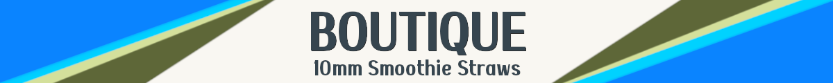 BOUTIQUE Smoothie Straws